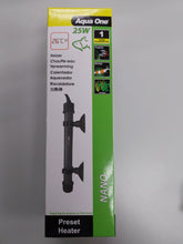 Glass Nano Betta Heaters with fixed temperature of 26 degrees