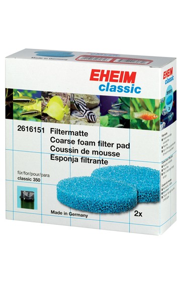EHEIM coarse foam filter pad 過濾棉/生化棉(2片裝) 2211/2213/2215/2217