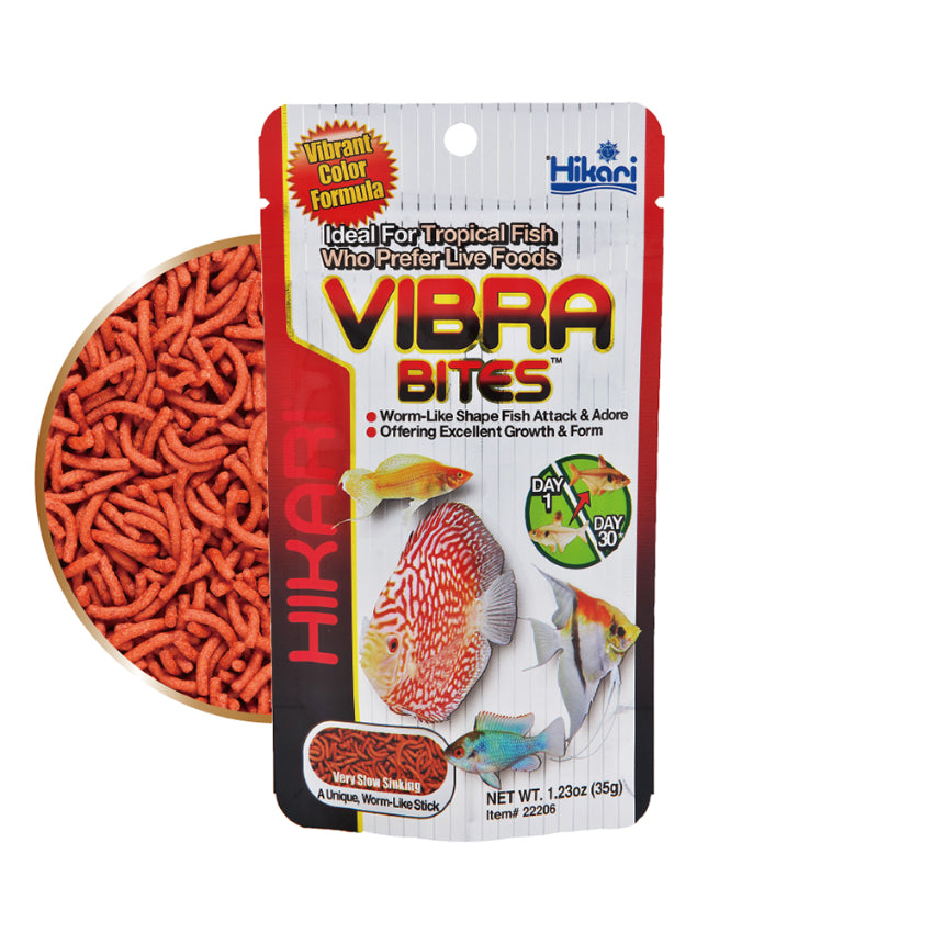 Hikari 高夠力 VIBRA BITES 熱帶魚蟲型飼料